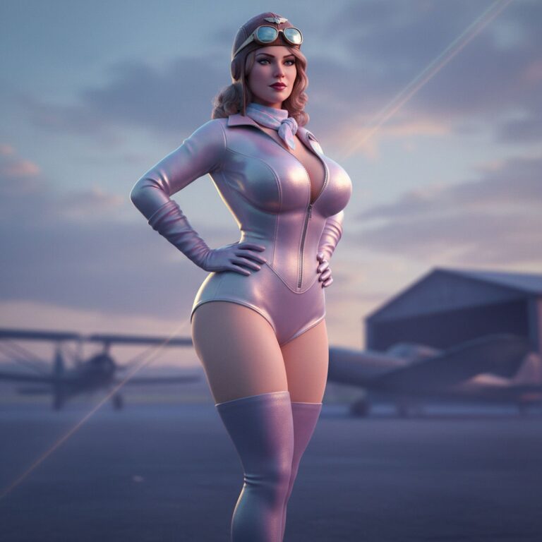 Odkryj urok pilotki z lat 40. – prowokujący kostium na odważne wieczory