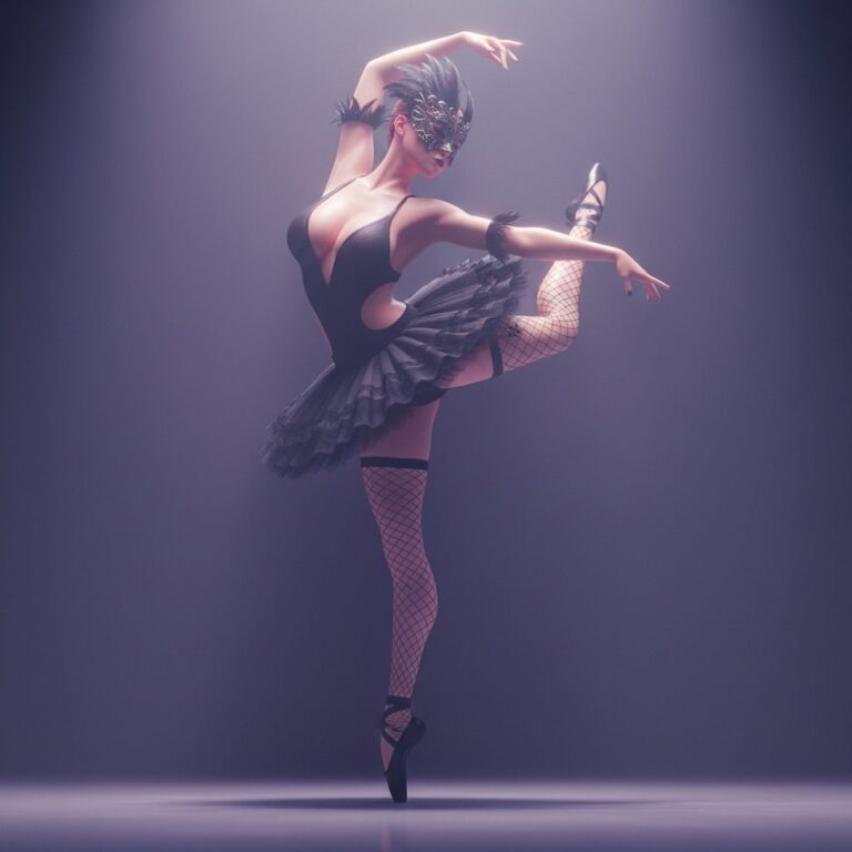 Mroczna baletnica – look z horroru na Halloween w czarnym wydaniu