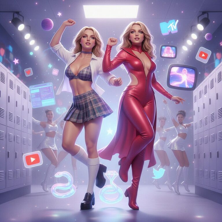 Britney Spears – Od ikony teen popu do kultowego fenomenu – jak zdefiniowała estetykę muzyki pop wczesnych lat 2000.