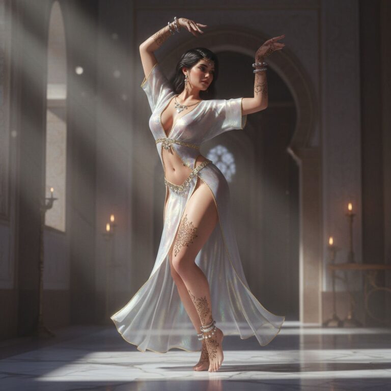 Orientalny urok marokańskiej sułtanki – zmysłowy kostium na noce pełne tańca