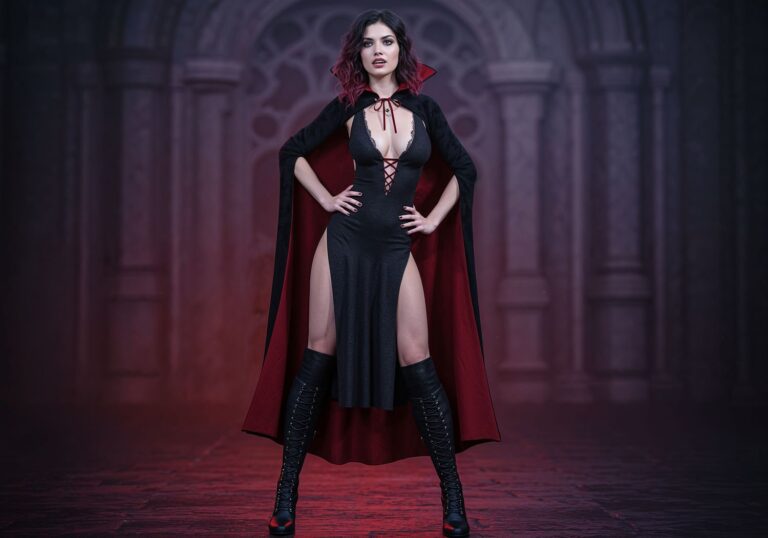 Odkryj mroczny seksapil – kostium wampirzycy z XIX wieku krok po kroku