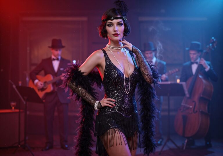 Odkryj uwodzicielski image femme fatale z ery prohibicji