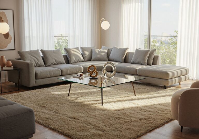 Dywany shaggy w kremie – miękki luksus w aranżacji salonu