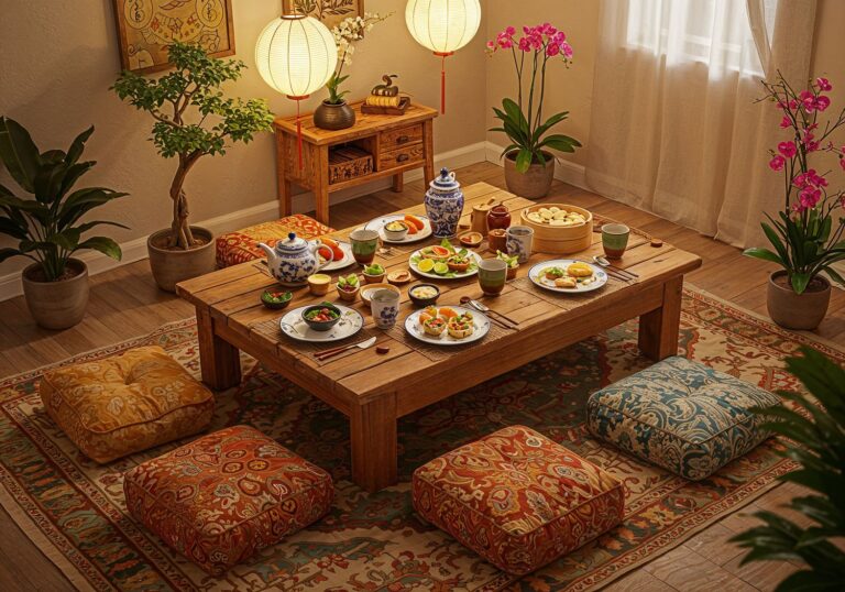 Eklektyczna jadalnia fusion – azjatyckie akcenty i harmonia smaków