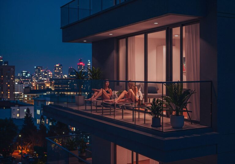 Ciemne szkło w balustradach – klucz do nowoczesnej elegancji i prywatności