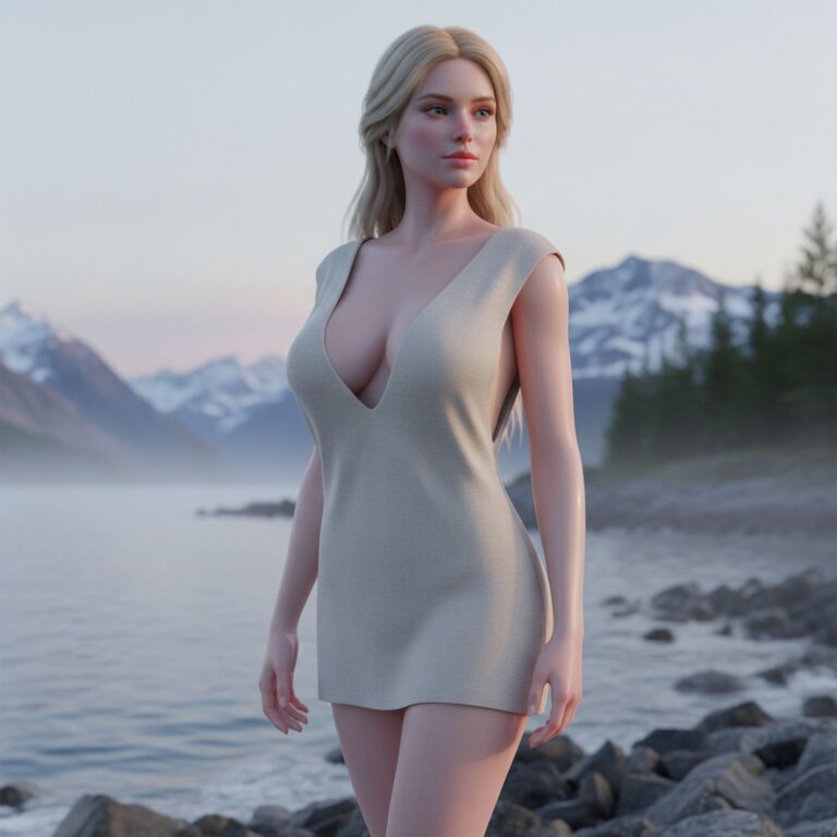 Skandynawska moda na sauna wear – minimalistyczne lniane narzutki odsłaniające smukłe ciało