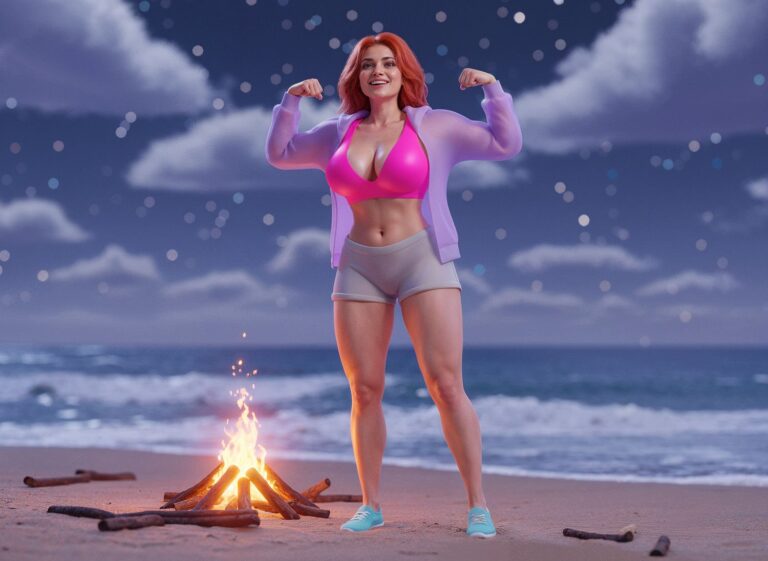 Stylowy biwak na plaży – athleisure Sarah łączy wygodę z letnim seksapilem